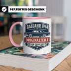 Baujahr 1974 Tasse Originalteile top gepflegt - Geschenk zum – Rosa [farbe:rosa]