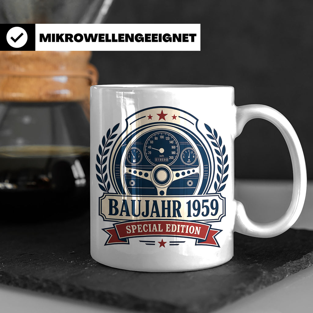 Baujahr 1959 Special Edition Tasse - Geschenk zum 67. Geburt – Weiß [farbe:weiß]