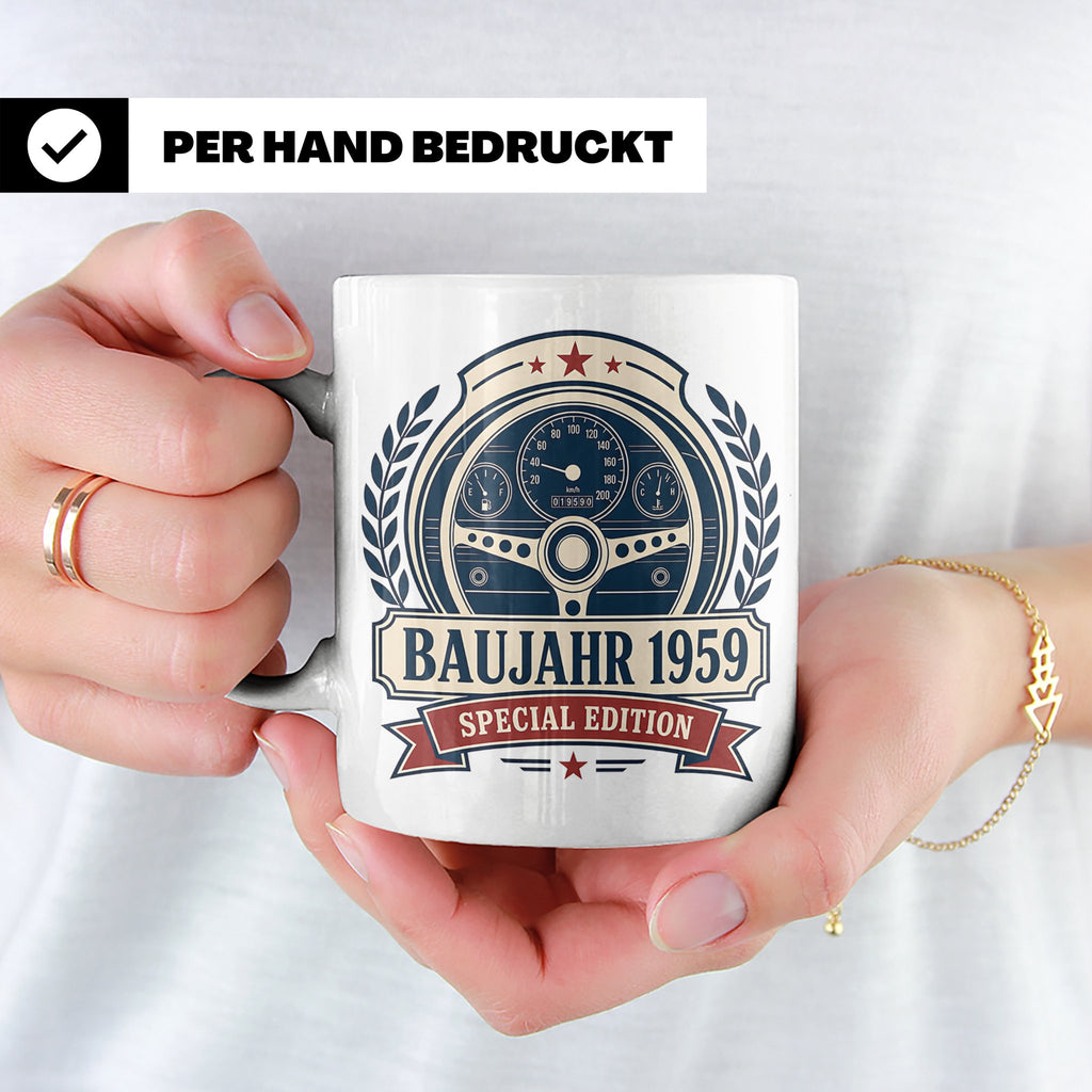 Baujahr 1959 Special Edition Tasse - Geschenk zum 67. Geburt – Weiß [farbe:weiß]