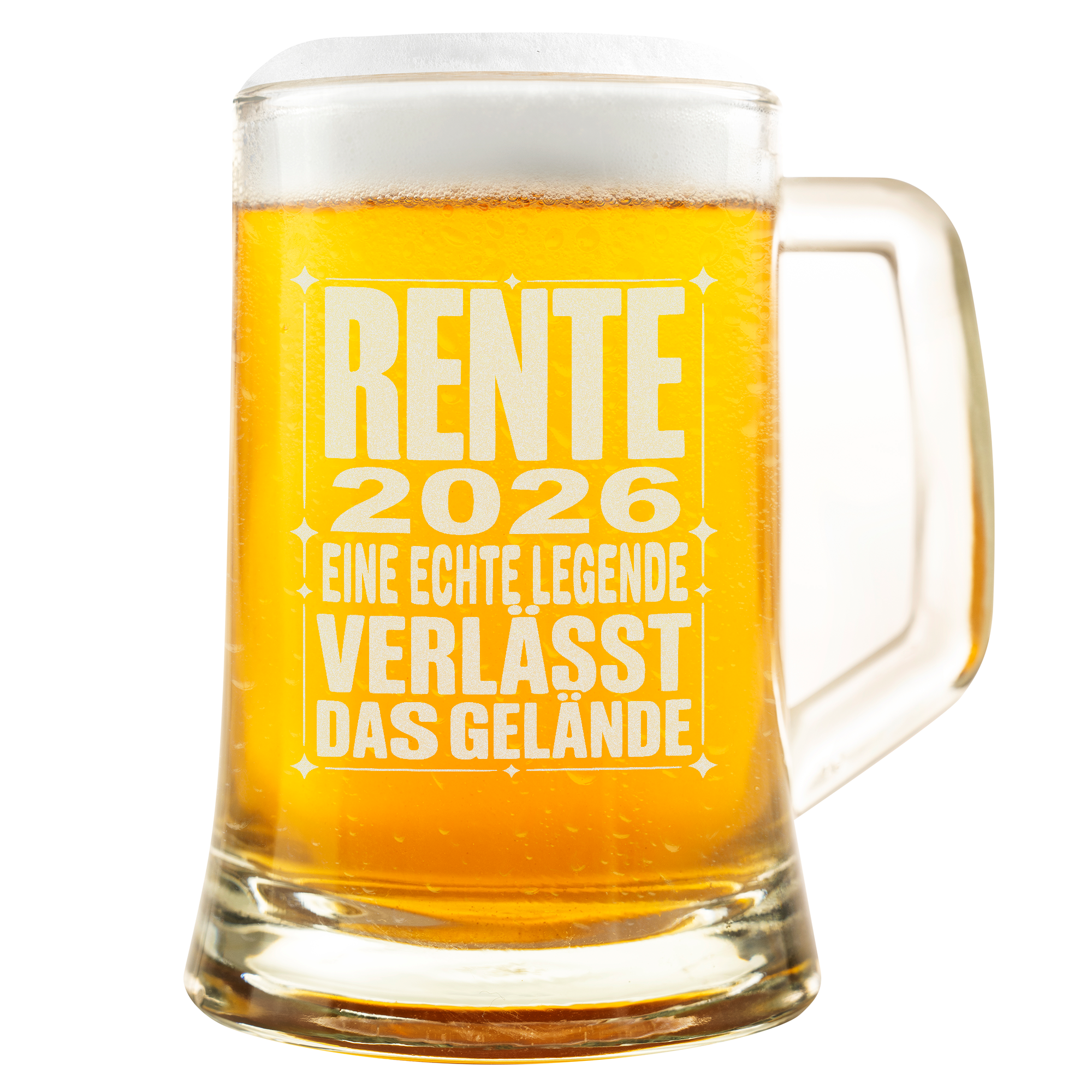 Rente 2026 Eine Echte Legende Verlässt Das Gelände Geschenk Zum Ruhestand Männer Renteneintritt Bierkrug