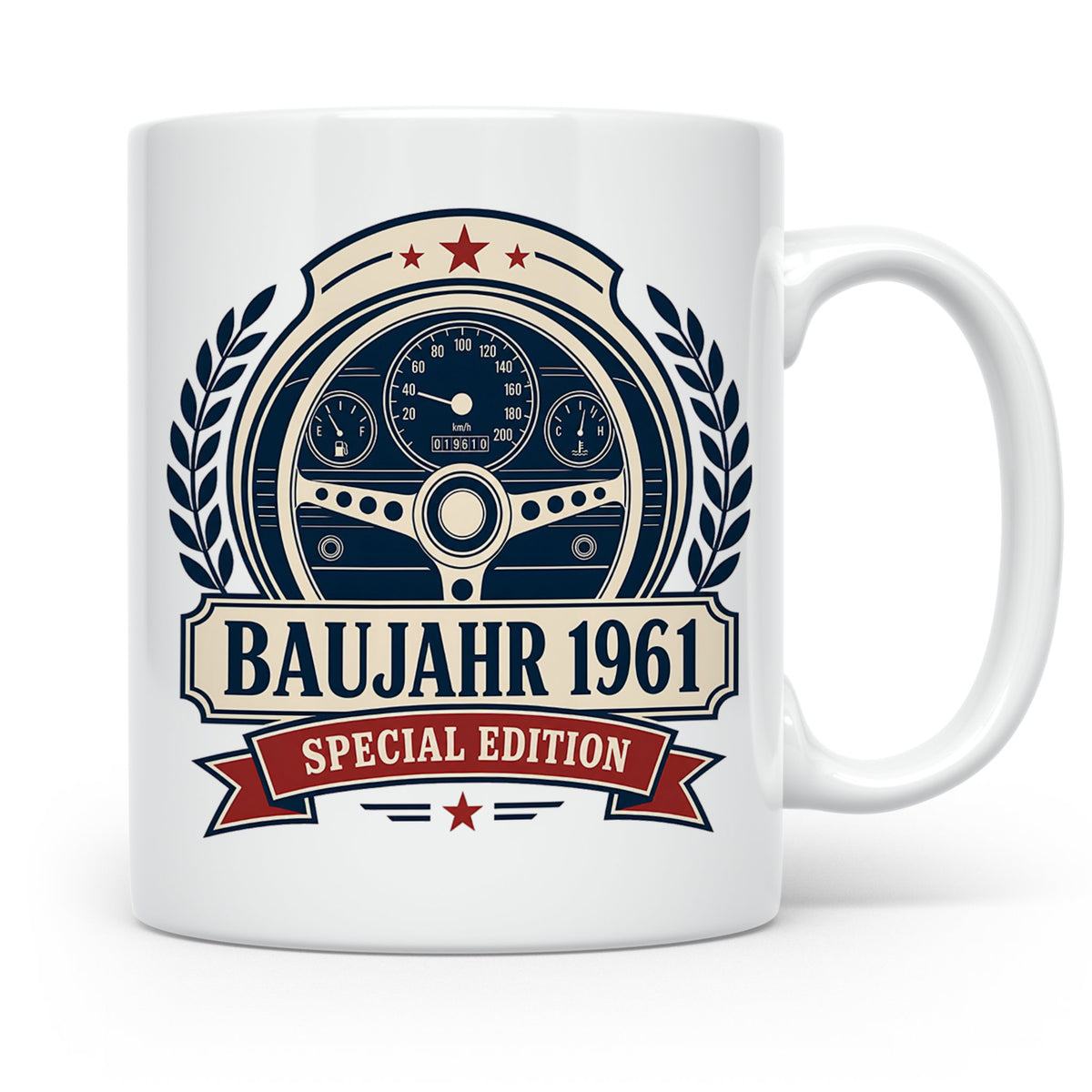Baujahr 1961 Special Edition Tasse - Geschenk zum 65. Geburt – Weiß [farbe:weiß]