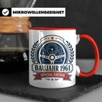 Baujahr 1961 Special Edition Tasse - Geschenk zum 65. Geburt – Rot [farbe:rot]