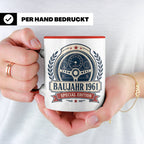 Baujahr 1961 Special Edition Tasse - Geschenk zum 65. Geburt – Rot [farbe:rot]