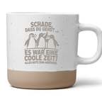 Schade dass du gehst Tasse, Abschiedsgeschenk Kollege Jobwechsel, Pinguin Kaffeetasse Coole Zeit, Becher Geschenk Ruhestand Kollegin