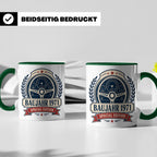 Baujahr 1971 Special Edition Tasse - Geschenk zum 55. Geburt – Grün [farbe:grün]