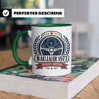 Baujahr 1973 Special Edition Tasse - Geschenk zum 53. Geburt – Grün [farbe:grün]