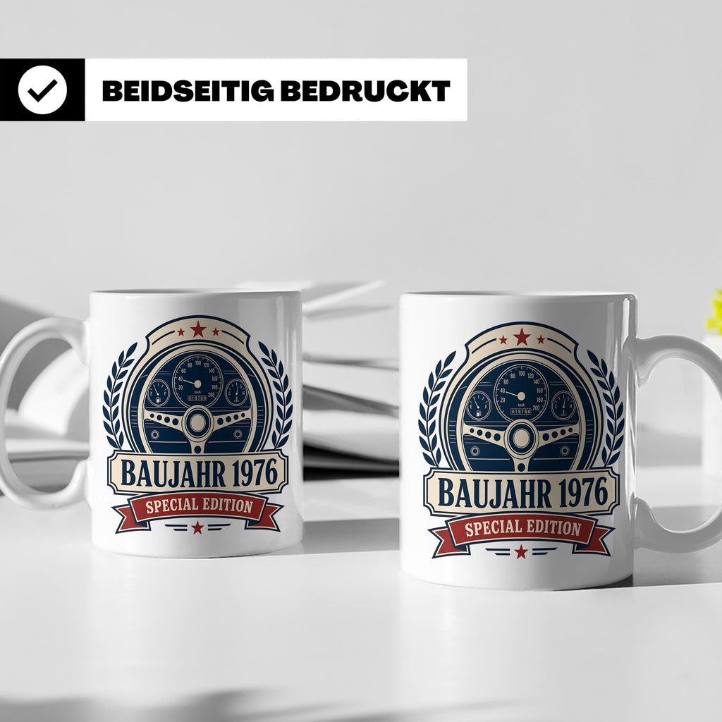 Baujahr 1976 Special Edition Tasse - Geschenk zum 50. Geburt – Weiß [farbe:weiß]
