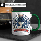 Baujahr 1976 Special Edition Tasse - Geschenk zum 50. Geburt – Grün [farbe:grün]