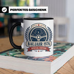 Baujahr 1976 Special Edition Tasse - Geschenk zum 50. Geburt – Schwarz [farbe:schwarz]