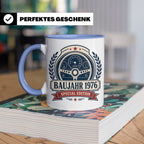Baujahr 1976 Special Edition Tasse - Geschenk zum 50. Geburt – Blau [farbe:blau]