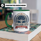 Baujahr 1976 Special Edition Tasse - Geschenk zum 50. Geburt – Grün [farbe:grün]