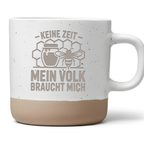 Imker Tasse Geschenk, Keine Zeit mein Volk braucht mich Kaffeetasse, Lustiger Spruch Biene Honig Becher, Geschenkidee für Imkerin & Imker