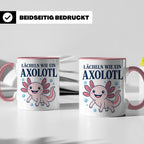 Axolotl Tasse Lächeln wie ein Axolotl - Süßes Geschenk für T – Rosa [farbe:rosa]