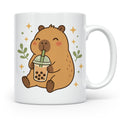 Capybara Tasse Boba Drink - Süßes Geschenk für Capybara Lieb – Weiß [farbe:weiß]
