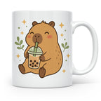 Capybara Tasse Boba Drink - Süßes Geschenk für Capybara Lieb – Weiß [farbe:weiß]