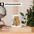 Capybara Tasse Boba Drink - Süßes Geschenk für Capybara Lieb – Weiß [farbe:weiß]