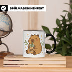 Capybara Tasse Boba Drink - Süßes Geschenk für Capybara Lieb – Schwarz [farbe:schwarz]