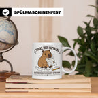 Capybara Tasse Sorry mein Capybara hat meine Hausaufgaben ge – Weiß [farbe:weiß]