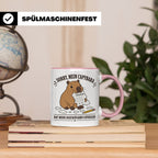 Capybara Tasse Sorry mein Capybara hat meine Hausaufgaben ge – Rosa [farbe:rosa]