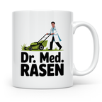 Rasen Tasse - Dr. Med. Rasen - Gartenbau Arzt Design - Rasen – Weiß [farbe:weiß]