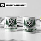 Erzgebirge Tasse Ich bin a Arzgebirger - Geschenk für Erzgeb – Weiß [farbe:weiß]
