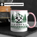 Erzgebirge Tasse Ich bin a Arzgebirger - Geschenk für Erzgeb – Rosa [farbe:rosa]