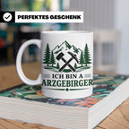 Erzgebirge Tasse Ich bin a Arzgebirger - Geschenk für Erzgeb – Weiß [farbe:weiß]