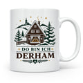 Erzgebirge Tasse Do bin ich derham - Geschenk für Erzgebirge – Weiß [farbe:weiß]