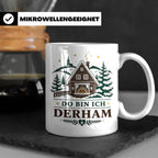 Erzgebirge Tasse Do bin ich derham - Geschenk für Erzgebirge – Weiß [farbe:weiß]