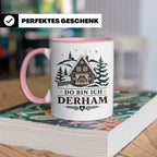 Erzgebirge Tasse Do bin ich derham - Geschenk für Erzgebirge – Rosa [farbe:rosa]