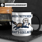 Frettchen Tasse Mein Frettchen hat's geklaut - Lustiges Gesc – Schwarz [farbe:schwarz]