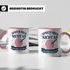 Häkeln Tasse Sprich mich nicht an ich zähle Maschen - Lustig – Rosa [farbe:rosa]