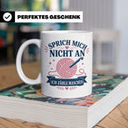 Häkeln Tasse Sprich mich nicht an ich zähle Maschen - Lustig – Weiß [farbe:weiß]