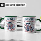 Beste Häkel Oma Tasse - Geschenk für Oma Häkeln Stricken Han – Grün [farbe:grün]