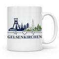 Gelsenkirchen Tasse Skyline Herzschlag - Geschenk für Gelsen – Weiß [farbe:weiß]
