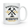 Ruhrpott Tasse Schlägel und Eisen - Bergbau Geschenk für Ruh – Weiß [farbe:weiß]