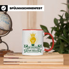 Sachsen Tasse Mir Sachsen sin helle - Sächsisch Dialekt Gesc – Rot [farbe:rot]