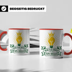 Sachsen Tasse Mir Sachsen sin helle - Sächsisch Dialekt Gesc – Rot [farbe:rot]