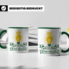 Sachsen Tasse Mir Sachsen sin helle - Sächsisch Dialekt Gesc – Grün [farbe:grün]