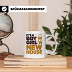 New Home Sublimation Tasse - Haus Einweihungsparty Geschenk  – Weiß [farbe:weiß]