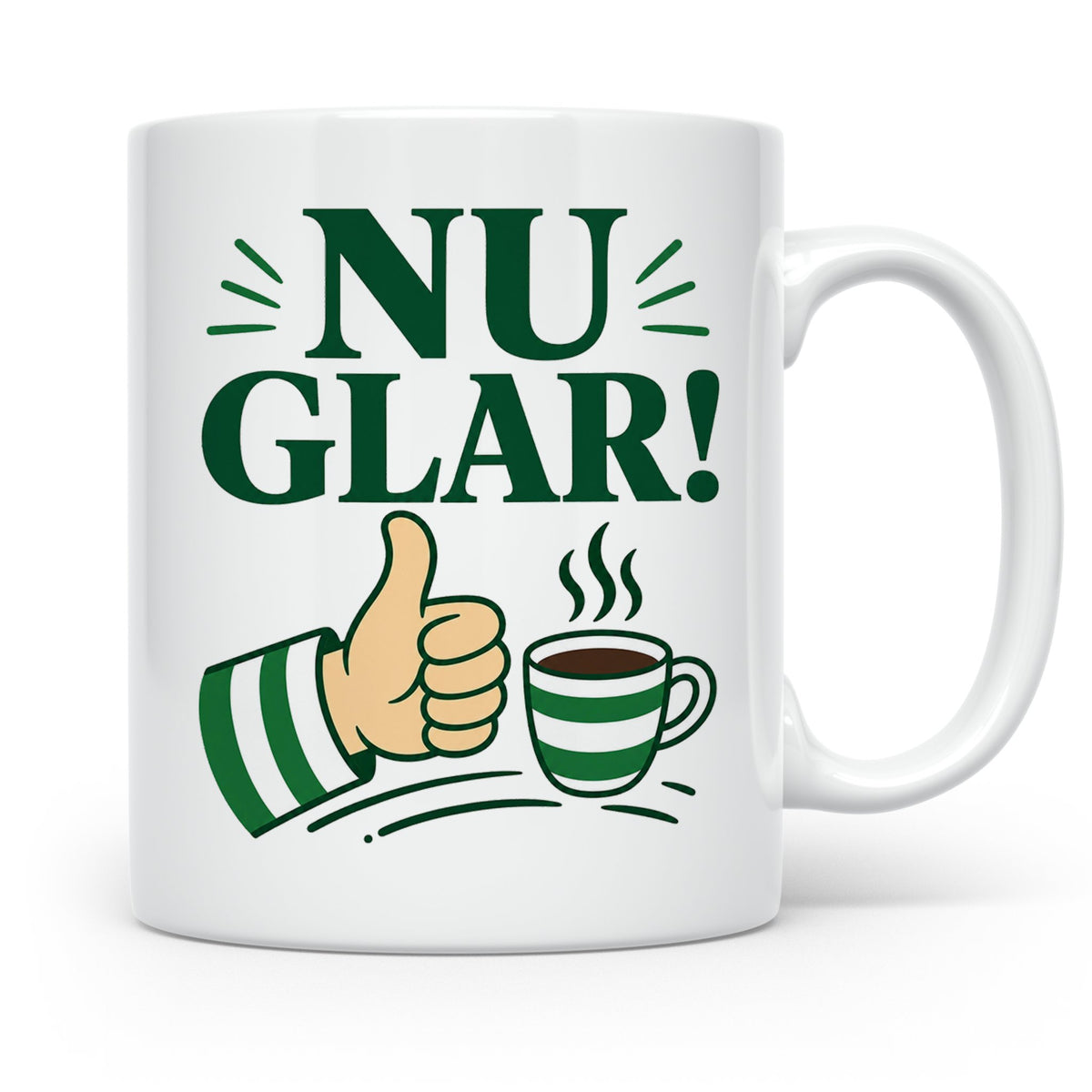 Sachsen Tasse Nu glar - Sächsisch Dialekt Geschenk für Sachs – Weiß [farbe:weiß]