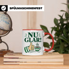 Sachsen Tasse Nu glar - Sächsisch Dialekt Geschenk für Sachs – Rot [farbe:rot]