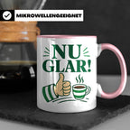 Sachsen Tasse Nu glar - Sächsisch Dialekt Geschenk für Sachs – Rosa [farbe:rosa]