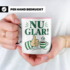 Sachsen Tasse Nu glar - Sächsisch Dialekt Geschenk für Sachs – Rosa [farbe:rosa]