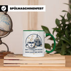 Sachsen Tasse Erst ä Schälchen Heeßen - Sächsisch Kaffee Spr – Grün [farbe:grün]