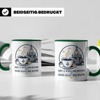 Sachsen Tasse Erst ä Schälchen Heeßen - Sächsisch Kaffee Spr – Grün [farbe:grün]