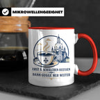 Sachsen Tasse Erst ä Schälchen Heeßen - Sächsisch Kaffee Spr – Rot [farbe:rot]