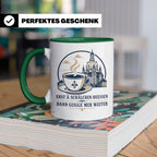 Sachsen Tasse Erst ä Schälchen Heeßen - Sächsisch Kaffee Spr – Grün [farbe:grün]