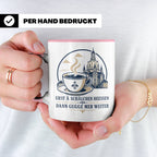 Sachsen Tasse Erst ä Schälchen Heeßen - Sächsisch Kaffee Spr – Rosa [farbe:rosa]
