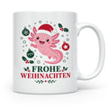 Weihnachtstasse Axolotl Frohe Weihnachten - Süßes Geschenk f – Weiß [farbe:weiß]